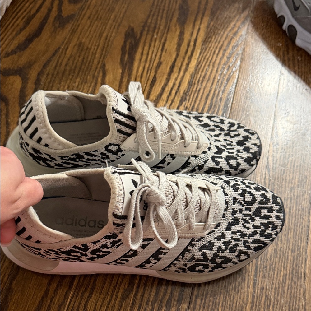 Adidas Monochrome Knit Sneakers